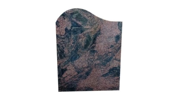 Korkeus 60 cm, leveys 48 cm, vahvuus 15 cm Puoliserpentiinikaarellinen musta tai punainen hautakivi Pintakäsittelyt: Etupinta, sivut ja päällinen hiottu Useimmille uurnahautapaikoille soveltuva koko, suunniteltu 2-4 henkilön nimitiedoille Tarjouskivi edullisesti.