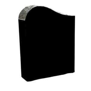 Korkeus 60cm, leveys 48cm, vahvuus 15cm Pintakäsittelyt: Etupinta sekä sivut hiottu, päällinen louhittu ja tausta sahattu. Useimmille uurnahautapaikoille ja  kaikille arkkupaikoille soveltuva koko, suunniteltu 2-4 henkilön nimitiedoille