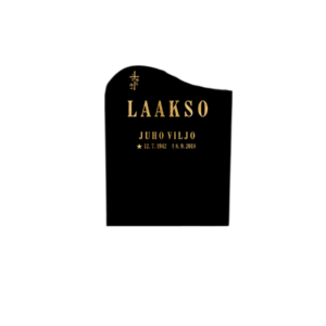 Korkeus 60cm, leveys 48cm, vahvuus 15cm. Etupinta sekä sivut hiottu, päällinen louhittu ja tausta sahattu.